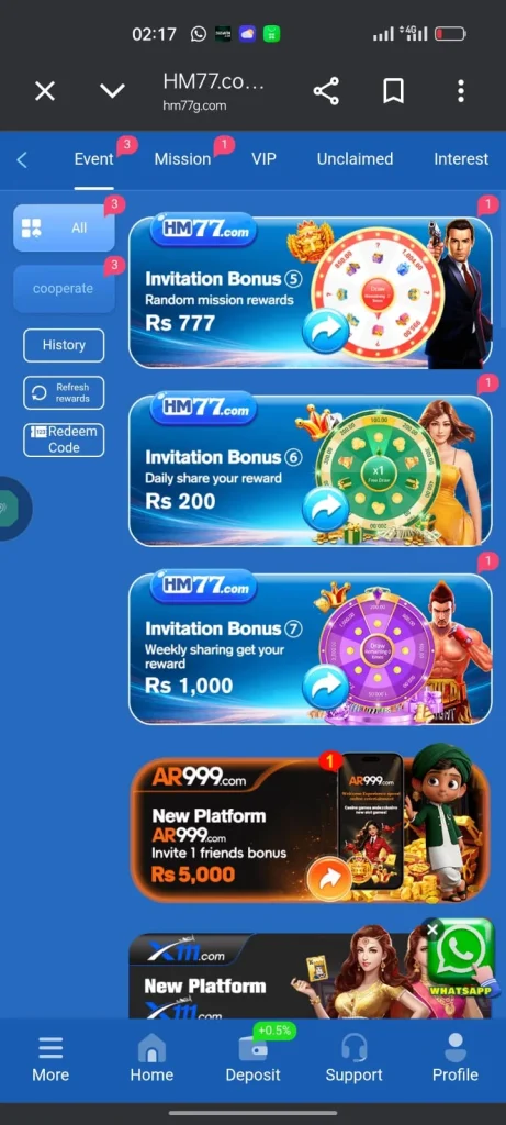 HM77 Lucky Wheel